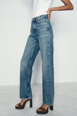 Z1975 RELAXED FIT HIGH-WAIST JEANS - Zara фото 3