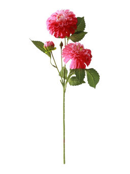 Цветы искусственные "Хризантема Бранхил черри" d-9 см 49 см, тёмно-розовый