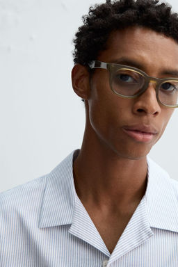 STRIPED OXFORD SHIRT - Zara фото 14