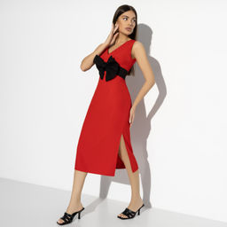 Платье Позирую как модель (с брошкой) - Charutti фото 2