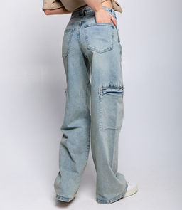 Джинсы #БШ2042 (1), голубой - Dommod фото 3