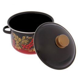 ЭМ_Кастрюля 4,0 л цил. РЯБИНА ЧЕРНАЯ ОБОД, арт. 7MD201М