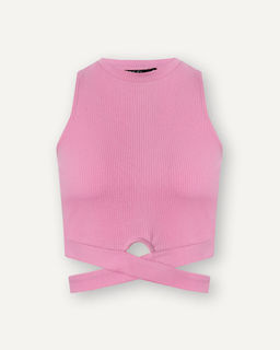 Блузка-топ с открытой зоной талии - Incity фото 5