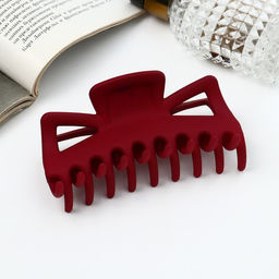 Цена за 12 шт. Крабик для волос «Классика», геометрия матовый, 11 см, МИКС