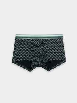 Цена за 2 штуки! Трусы мужские черные с принтом - Mark formelle фото 5