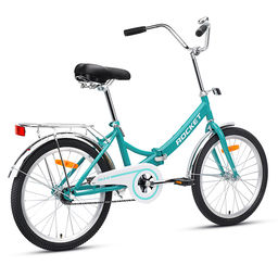Велосипед 20" Rocket City Fold 20, цвет бирюзовый, размер 13,5"