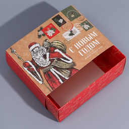 Коробка сборная Новогодняя почта, 20 х 15 х 8 см - Дарите счастье фото 3