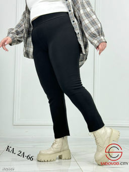 Штаны женские из хлопка с флисом - Bruno фото 5