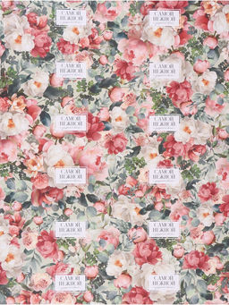 Цена за 10 шт. Бумага упаковочная «Цветы», 70 × 100 см