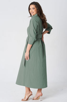 Платье Lenata 16495 серо зеленый
