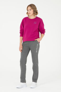 Женские спортивные штаны антрацитового меланжа - U.s. polo assn фото 3
