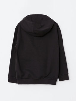 Kap??onlu Batman Bask?l? Uzun Kollu Erkek ?ocuk Sweatshirt - Waikiki фото 2