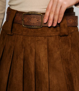 Юбка #КТ6131 (1), коричневый - Dommod фото 5