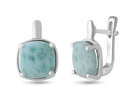 Серьги, ларимар, Остров