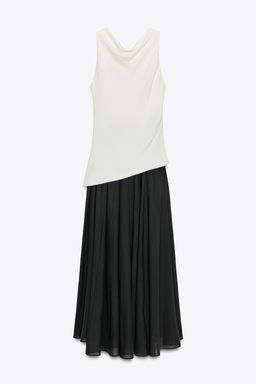 ZW COLLECTION COMBINED HALTER DRESS - Zara фото 16