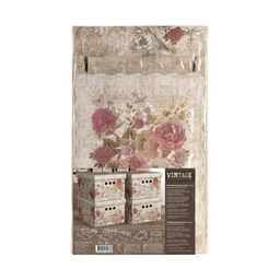 Короб картонный, складной, малый, 25*33*18.5 см, набор 4 шт., VINTAGE FLOWERS, шт - Valiant фото 2