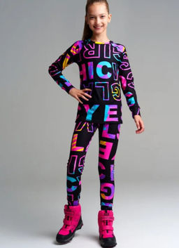 32321462 Термокомплект трикотажный для девочек: брюки, толстовка для эпизодического использования