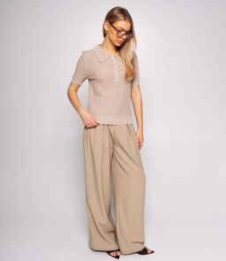 Футболка #КТ812 (8), бежевый