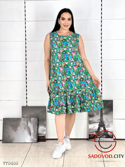 Летний сарафан в цветочек