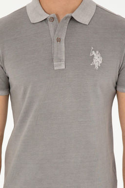 Мужская темно-серая базовая футболка - U.s. polo assn фото 6