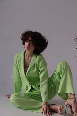 7931 Костюм брючный светло-зелёный - Martichelli фото 24