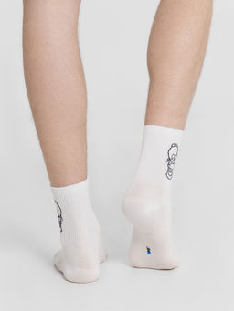 Цена за 5 пар! Носки мужские белые - Mark formelle фото 4