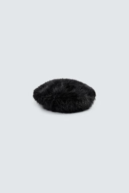 FAUX FUR BERET HARRY LAMBERT FOR ZARA X DISNEY