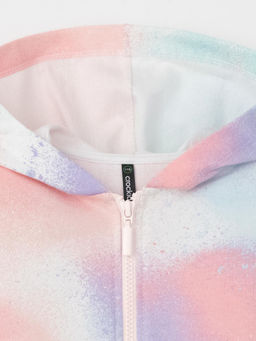 КР 302672-1/разноцветный спрей жакет для дев