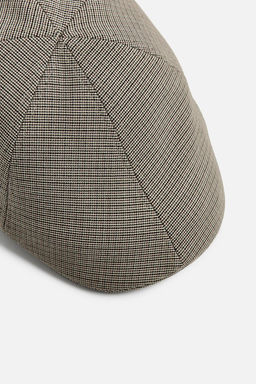 CHECK TEXTURED FLAT CAP - Zara фото 2