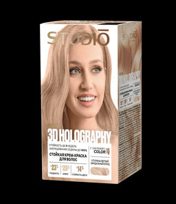 Студио Профешнл 3D Holography 2025 Крем-Краска д/в 9.73 Оч.свет.миндальн.блонд (50/50/15).6/459406