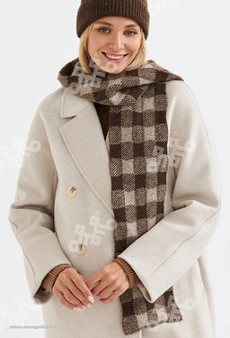 Шарф из 100% монгольской шерсти (арт. 05123) - Mongolka фото 8