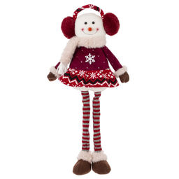 Игрушка набивная "Снеговик", L20 W16 H53 см, 2в.