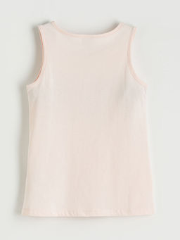 Bisiklet Yaka Bask?l? K?z ?ocuk Atlet