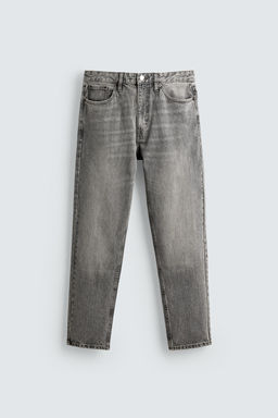 JEANS STRAIGHT ANKLE FIT / Gris - Zara фото 7