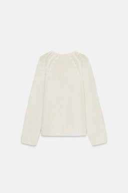 CHUNKY KNIT SWEATER - Zara фото 5