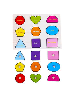 Рамка - вкладыш «Цвета и формы», 9 деталей