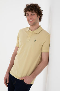 Erkek Slim Fit Polo Yaka A__k Haki Basic Ti__rt Sepette S_rpriz _ndirim - U.s. polo assn фото 3