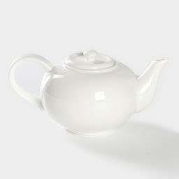 Чайник заварочный Magistro Бланш, 600 мл, фарфор, белый фото 5