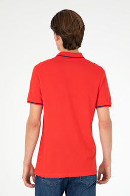Мужская красная базовая футболка Неожиданная скидка в корзине - U.s. polo assn фото 5