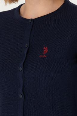 U. S. Polo Assn Женский темно-синий базовый трикотажный кардиган - U.s. polo assn фото 14