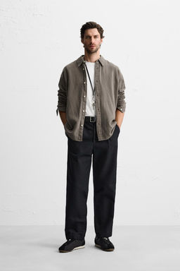 FADED DENIM SHIRT - Zara фото 9