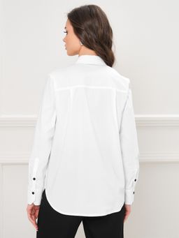 Блуза с текстовым принтом - Stilla фото 4