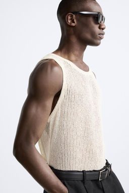 TEXTURED OPEN KNIT TOP - Zara фото 5