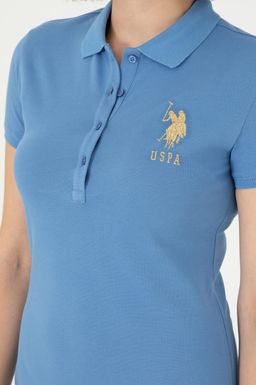Женское темно-синее трикотажное платье Неожиданная скидка в корзине - U.s. polo assn фото 12