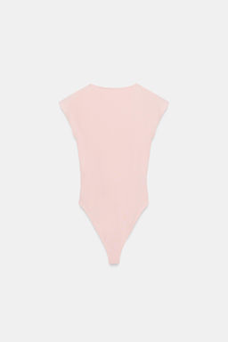 BODY ESCOTE REDONDO / Rosa empolvado - Zara фото 6