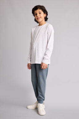 Regular F_t Sweatshirt Kuma__ Pantolon Erkek _ocuk - Defacto фото 2