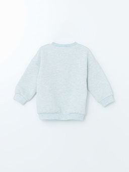 Bisiklet Uzun Kollu Bask?l? Erkek Bebek Sweatshirt - Waikiki фото 3