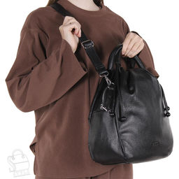 Рюкзак женский 69091-3 black Velina Fabbiano-Safenta/30 в Новосибирске