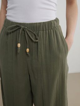 Beli Lastikli Kad?n Pantolon