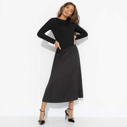 Платье комбинированное, Нежная утонченность / Новый год - Charutti фото 2